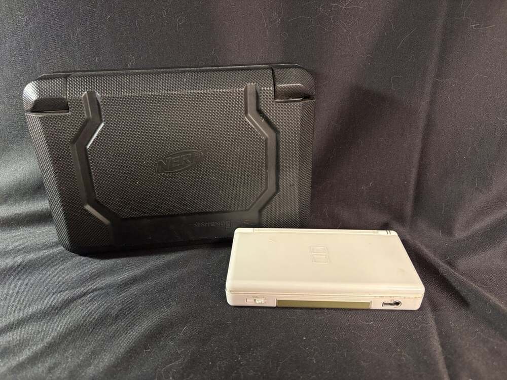 Nintendo DS Lite White Handheld System With Nerf Case